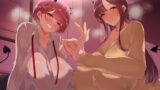 【熟女】 【オホ声】ドスケベ長乳サキュバス母娘のお家で住込み精液提供 【d_450383】