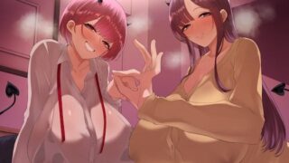 【熟女】 【オホ声】ドスケベ長乳サキュバス母娘のお家で住込み精液提供 【d_450383】