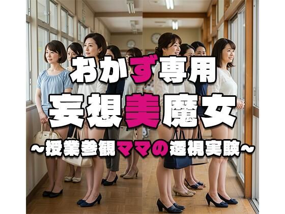 【熟女】 【おかず専用】妄想美魔女〜授業参観ママの透視実験1〜 【d_553801】