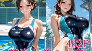 【熟女】 競泳水着の人妻 【d_608568】