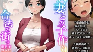 【熟女】 人妻との子作りが合法の街で手取り足取り限界射精 上 【d_355892】