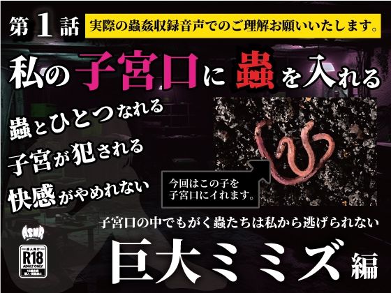 【熟女】 私の子宮口の中に蟲を入れる 第1話 巨大ミミズ編 【d_636648】