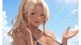 【熟女】 海辺の人妻  マミ編 【d_644919】
